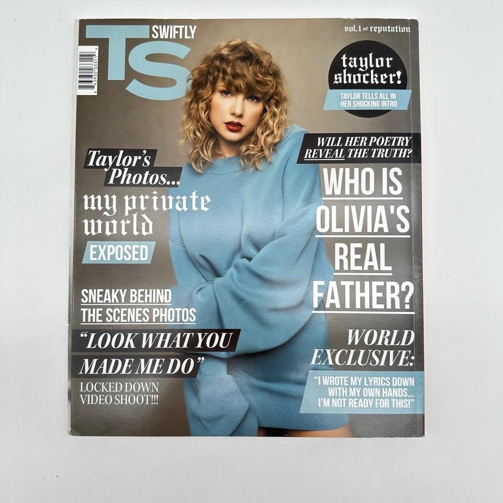 Taylor Swift Reputation Volume 1 Album Magazine NO POSTER NO CD